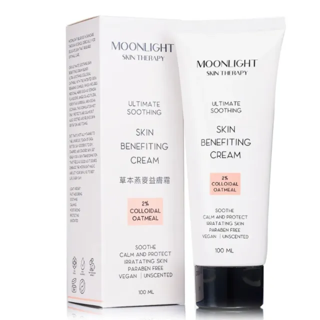 【Moonlight 莯光】草本燕麥精華益膚霜 100mL(專為異膚、乾癬膚質研製)