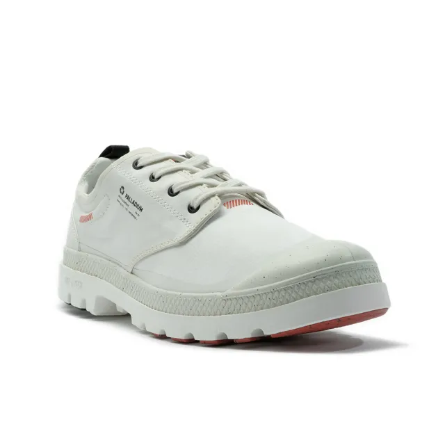 【Palladium】PAMPA LO RCYL L+ WP+再生科技輕量橘標低筒防水靴-中性-白(79145-116)