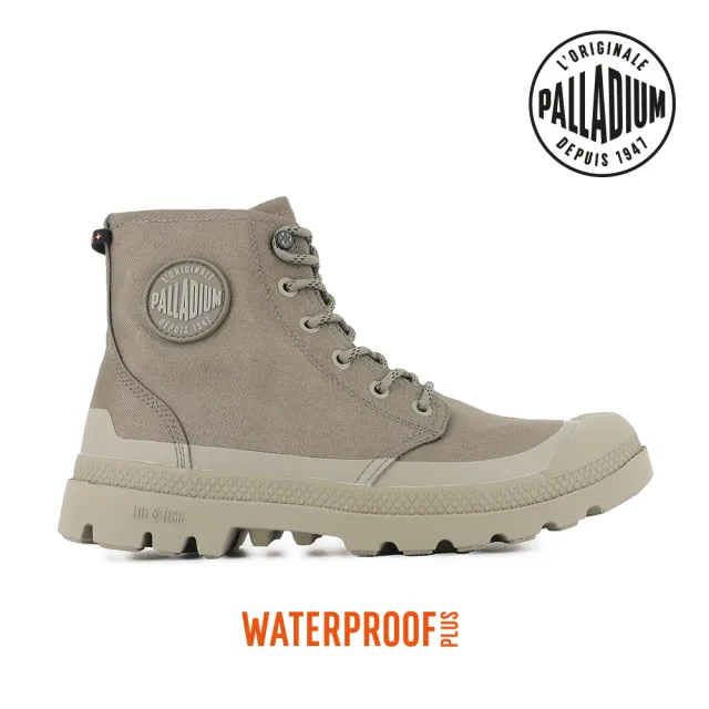 【Palladium】PAMPA RCYCL LT+ WP+ ZIP再生科技輕量拉鍊橘標防水靴/休閒鞋-男鞋/女鞋-軍綠(74066-377-M)