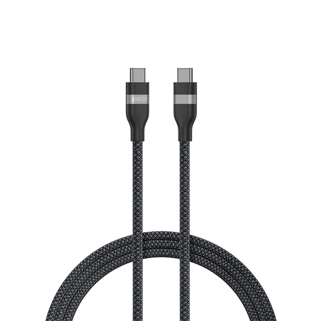 【ANKER】三入組 官方授權直營 A82E2超軟充電線Type-C 240W1.8m(黑白綠/Type-C/安卓/iPhone16/筆電/Switch)