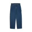 【Dickies】男款石洗靛藍色純棉多口袋休閒直筒牛仔伐木工裝長褲｜DK001993C7K