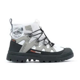 【Palladium】PAMPA LITE+ XPLOR WP+再生科技輕量橘標防水靴/防水鞋/休閒鞋-男鞋/女鞋-白/黑(74383-116-M)