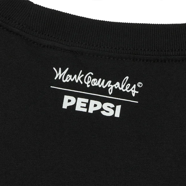 【Mark Gonzales】男女同款 MG X Pepsi World T恤-黑色(百事可樂聯名)