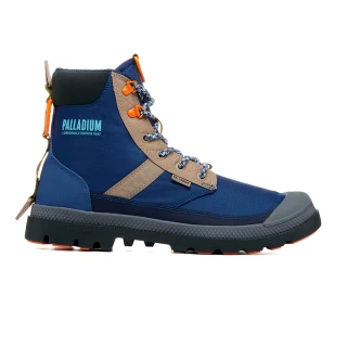 【Palladium】SPORTCUFF LT+ VPR WP+橘標輕量防水靴/防水鞋/休閒鞋-男鞋/女鞋-海軍藍(74068-410-M)
