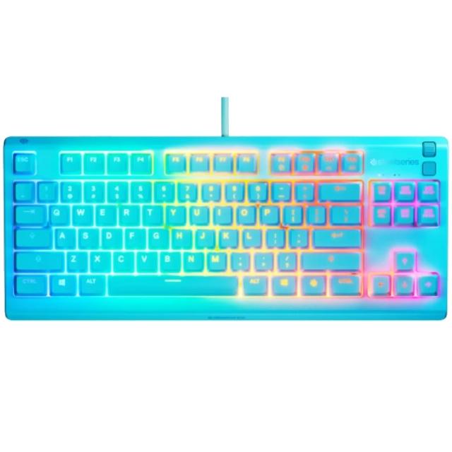 【Steelseries 賽睿】Apex 3 TKL有線鍵盤英文 星澈藍(電競/鍵盤/有線/英文)
