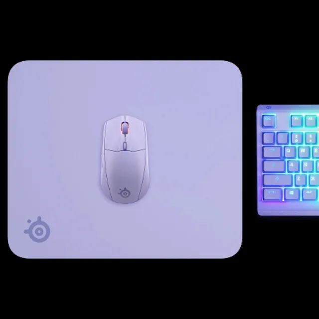【Steelseries 賽睿】QcK電競鼠墊Medium-夢澈紫(防滑橡膠/電競/鼠墊/320x270mm)