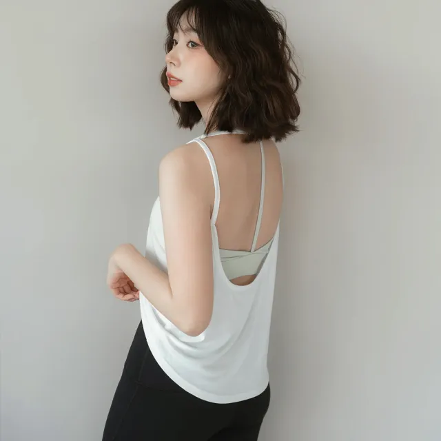 【SeasonsBikini】多色美背U背運動背心罩衫 -B1002