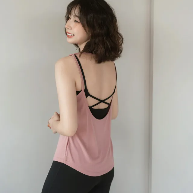 【SeasonsBikini】多色美背U背運動背心罩衫 -B1002