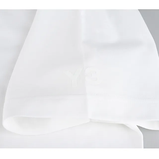 【Y-3 山本耀司】Y-3 20週年紀念款直條紋設計短袖T恤(男款/白)