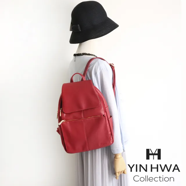 【YIN HWA 盈樺】雙11 都會簡約氣質後背包