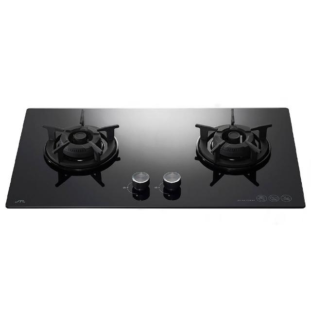 【喜特麗】雙口黑色玻璃檯面爐JT-GC209A(原廠安裝)