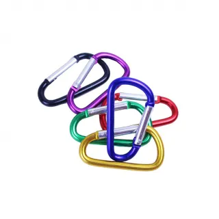 【愛Phone】鋁合金登山扣  單入  顏色隨機(鑰匙圈/背包扣/水瓶扣/掛鉤)