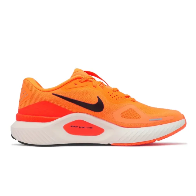 【NIKE 耐吉】慢跑鞋 Structure 26 男鞋 橘 黑 緩震 運動鞋(HJ1102-800)