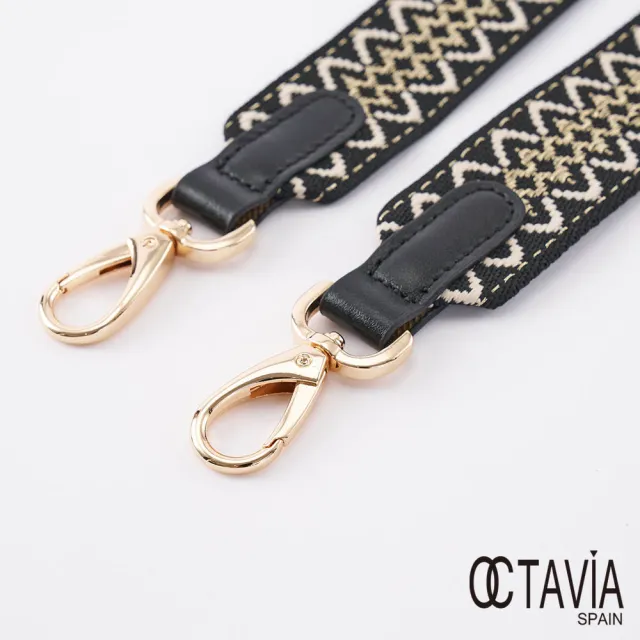 【OCTAVIA 8】雙11 OCTAVIA 8 - NEW LOOK肩背帶系列 金絲花朵寛3.8CM 包包背帶- 二色可選(快幫包