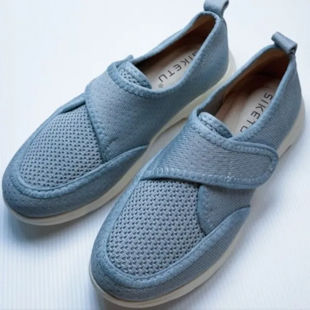 【SuperWands】網面透氣厚底休閒鞋