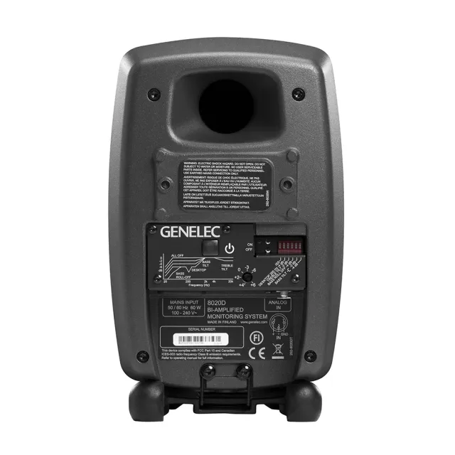 【GENELEC】8020DPM 監聽喇叭 一對 公司貨(深灰色)
