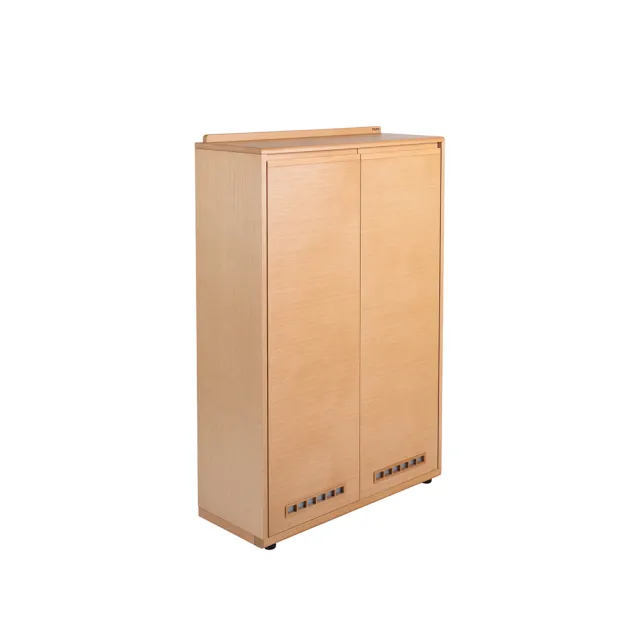 【有情門】STRAUSS 小滿收納櫃-雙門雙抽 寬85/高130(製作期2-3週/實木/MIT/鞋櫃/收納櫃/置物櫃)