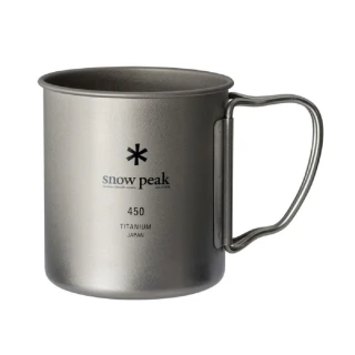 【Snow Peak】(福利品)戶外露營-鈦合金單層杯-折疊把手 MG-143 450ML 公司貨