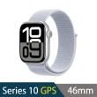 【Apple】Apple Watch S10 GPS 46mm(鋁金屬錶殼搭配運動型錶環)