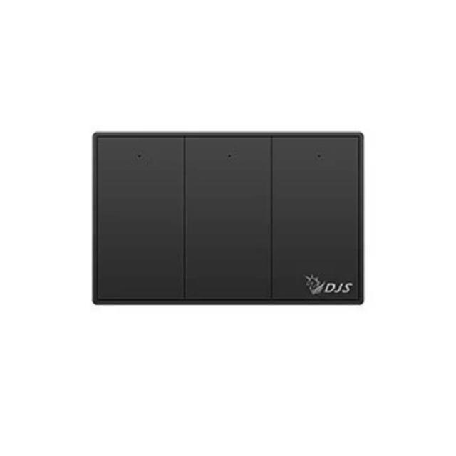 【KINGNET】DJS-SZ015-3B 黑色三按鍵 智慧開關 燈控智慧開關 單火型免加電容 帝網 KingNet