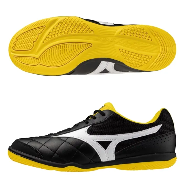 【MIZUNO 美津濃】MRL SALA CLUB IN 男女款 寬楦 室內足球鞋(Q1GA2516 11 20 22 黑黃 白黑 黑綠)