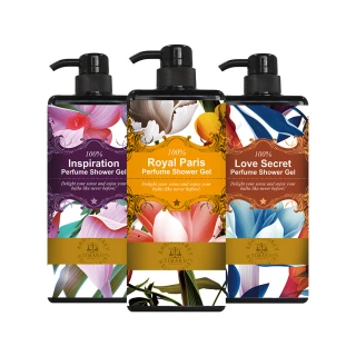 【Timaru 堤瑪露】名品香水香氛沐浴組1000mlx3(3味道可選/迷誘薔薇/神秘裸香/巴黎貴族)