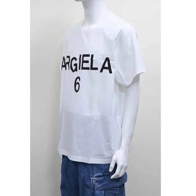 【MM6 MAISON MARGIELA】MM6 Maison Margiela字母短袖T恤(男女款/白)