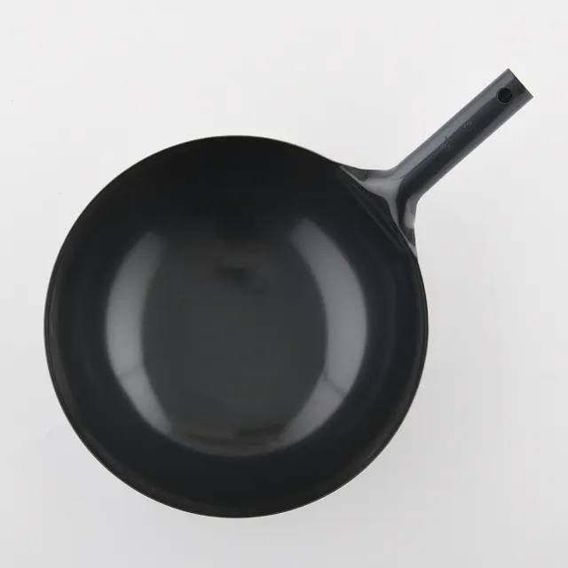 【神田鐵鍋】鐵柄中華炒鍋 33cmx1.2mm 中華鍋 中華炒鍋 鐵鍋 片手鍋 單柄鍋 日本製(平輸品)