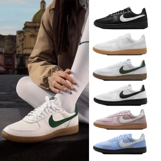 【NIKE 耐吉】運動鞋 休閒鞋 WMNS NIKE FIELD GENERAL 女鞋 復古鞋 經典 黑白 Lisa 多款(FZ5593-103&)
