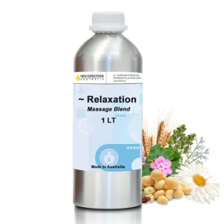 【NEW DIRECTIONS】放鬆-複方按摩油1000ml(鋁罐裝-澳洲原裝進口新方向按摩油保濕油)