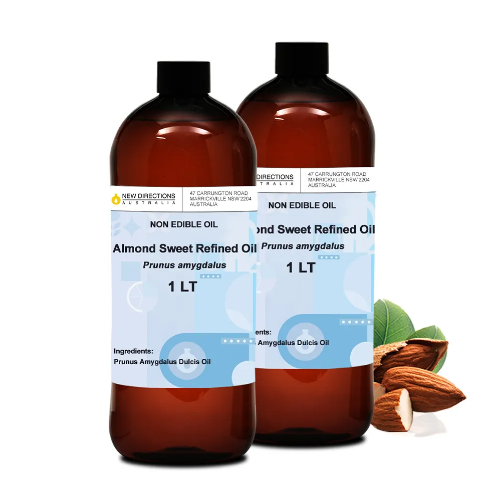 【NEW DIRECTIONS】甜杏仁油1000mlx2入(澳洲原裝進口-新方向按摩油保濕油基礎油)
