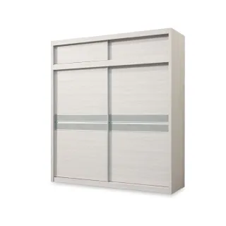 【ASSARI】7尺沃克推門高衣櫃(寬211.5x深61x高237cm)