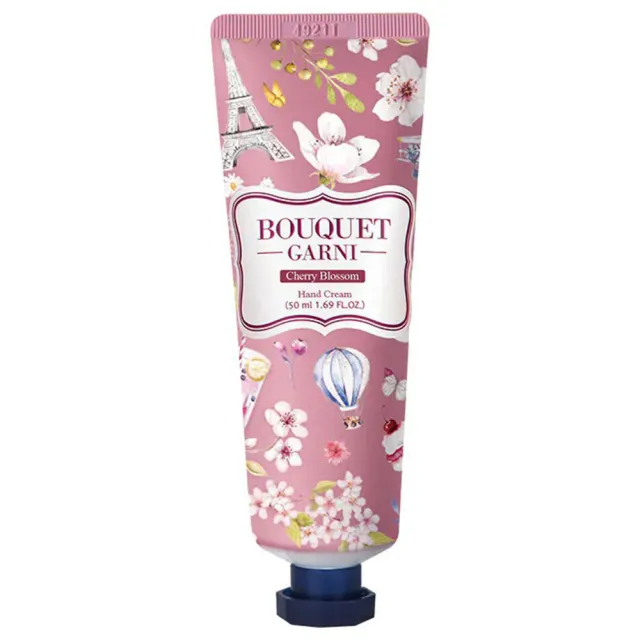 【BOUQUET GARNI】璞珈妮 香水護手霜-禮盒組(50ml／4支裝《贈超細纖維毛巾》)