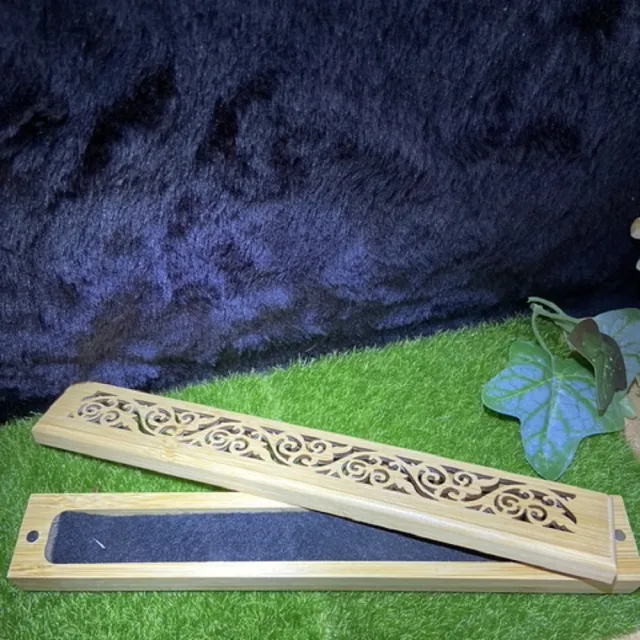 【Cozy 世界水晶原礦與茶】磁吸式盤香盒 附防火棉 隨機款(淨化磁場)