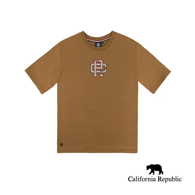 【California Republic】CR褐色短TEE(女版)