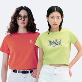 【MARITHE FRANCOIS GIRBAUD】MARITHE 經典女款 TEE系列(刺繡LOGO / 經典LOGO短版 / 字母標誌LOGO短版)