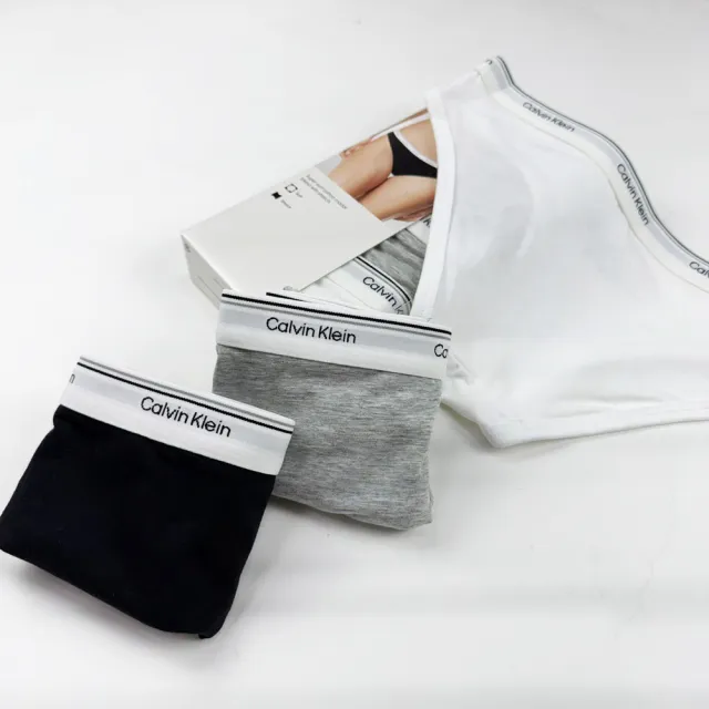 【Calvin Klein】三件盒裝 CK內褲 莫代爾 用料 女內褲 Calvin Klein 細帶 內褲 送禮(1487HV2)