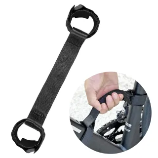 【kurumapop】自行車省力提帶(魔鬼氈固定款 單手提帶 通勤族推薦 提車帶)