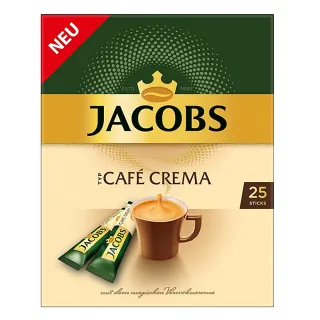 即期品【德國JACOBS】經典即溶咖啡CAFE.CREMA 45G(烘培 咖啡豆 Espresso 義式 即)