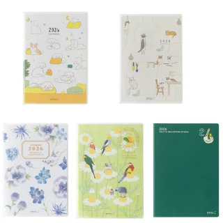 【MIDORI】Pocket Diary 2026手帳(月單週B6)