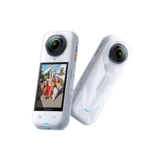 【Insta360】X5 360°口袋全景防抖相機-皓月白(公司貨)