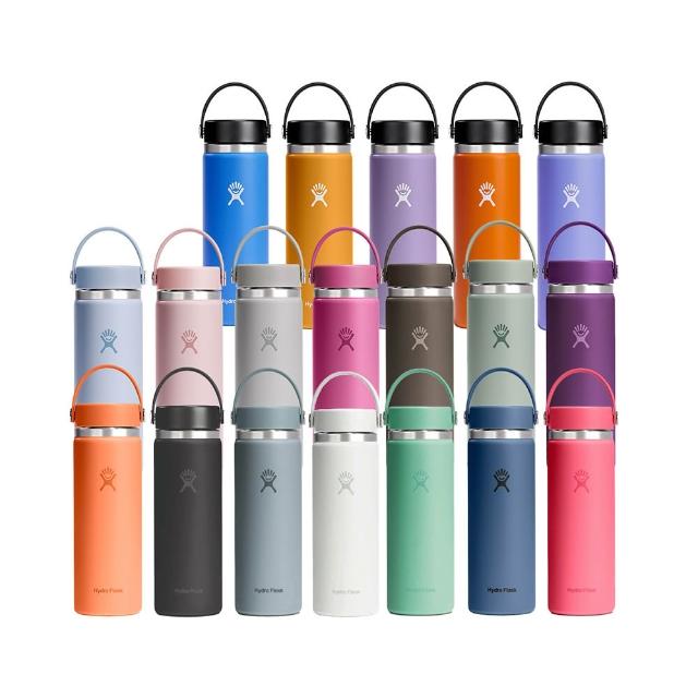【Hydro Flask】20oz/592ml 寬口 提環 保溫瓶 多色可選(高保冰 無毒 美國品牌 食安 防滑塗層 大口徑)