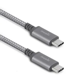 【moshi】Integra USB-C to USB-C 充電線/編織傳輸線(2.0m Type-C iPhone充電線)