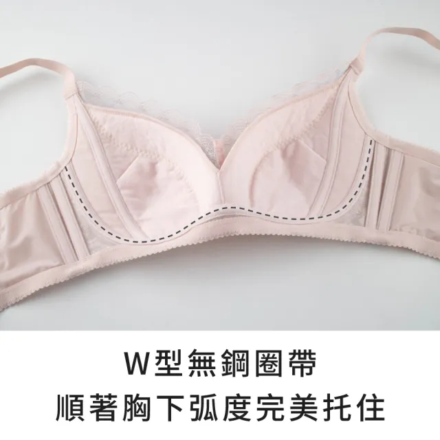 【玉如阿姨】自由幻夢內衣。無鋼圈包覆穩定日常不外擴 台灣製※0620綠(C.D.E.F罩 無鋼圈 機能 大罩杯)