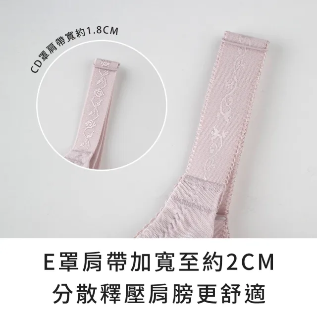 【玉如阿姨】PS修片女王內衣。高包覆托高修飾立體胸型 台灣製※0609膚(C.D.E罩 包覆 提托 大罩杯)