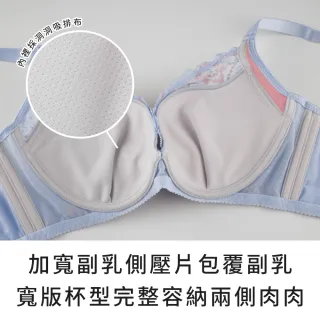 【玉如阿姨】漫步雲端內衣※0601粉(B.C罩 軟鋼圈 透氣 防簍空 包覆 托高 修飾大小胸 台灣製)