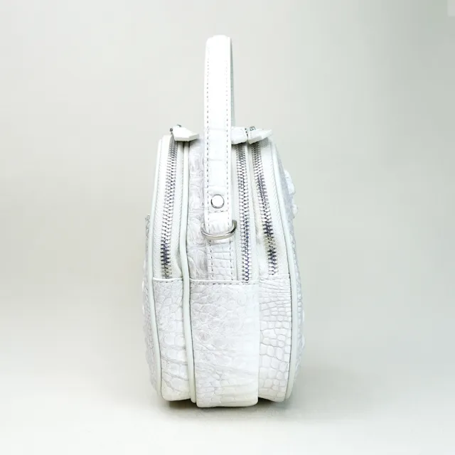 【M2nd】鱷魚背皮蛋形斜背包(Y0036C)