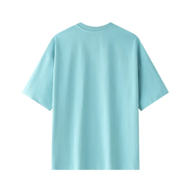 【JNICE 久奈司】休閒羽球小蜜蜂落肩TEE T-shirt T恤 潮T(蒂芬妮綠)