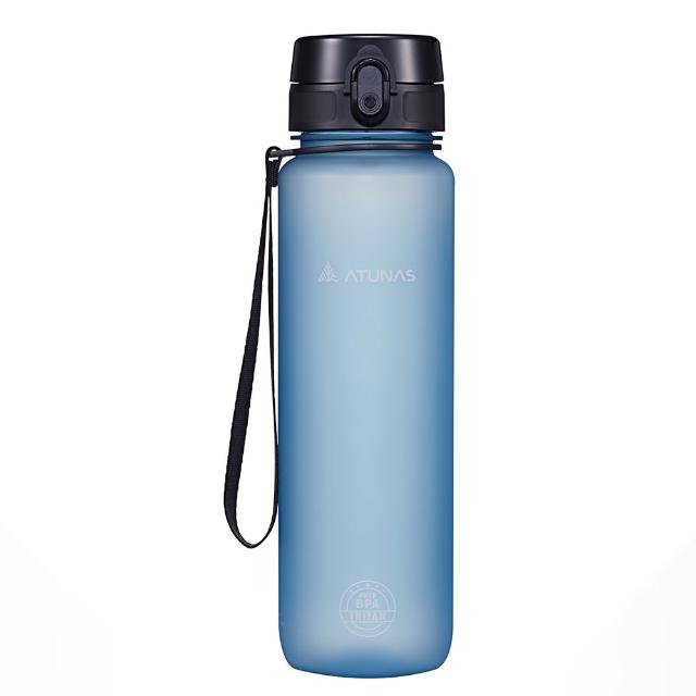 【ATUNAS 歐都納】Tritan戶外玩咖運動瓶/水壺1000ML(A1KTGZ04冰藍/環保杯/無毒/登山健行/露營/日常)