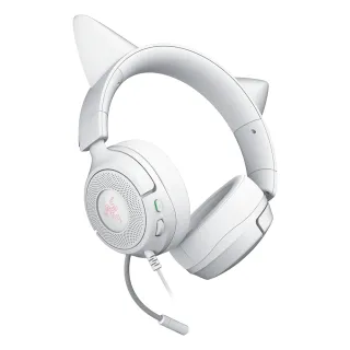 【Razer 雷蛇】北海巨妖 Kraken Kitty V3 X 有線耳麥 - 白色